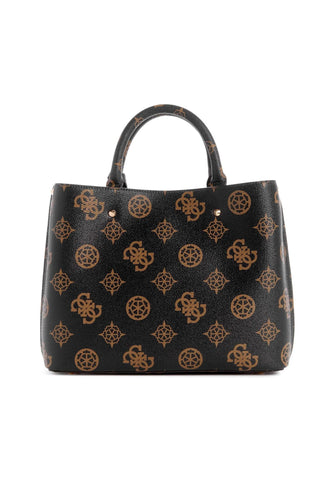 GUESS Meridian Borsa Girlfriend Satchel Mocha Logo PG877806 - Sandrini Calzature e Abbigliamento