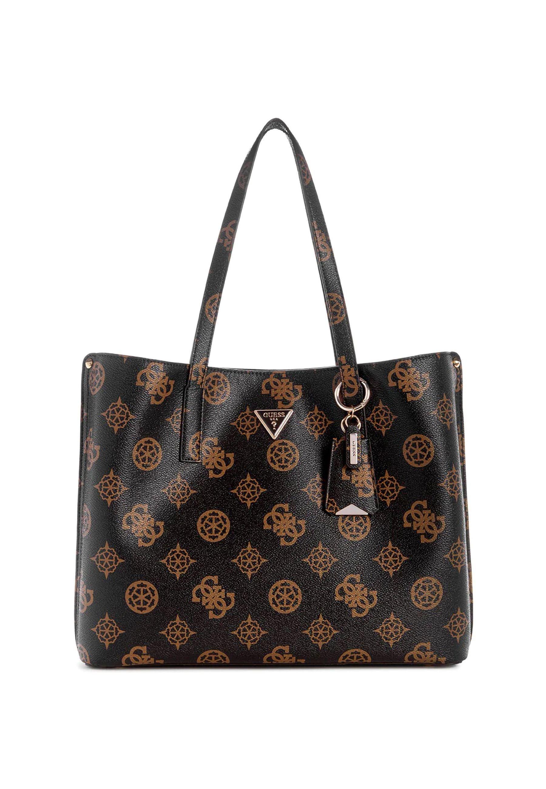 GUESS Meridian Borsa Tote Girlfriend Mocha Logo PG877823 - Sandrini Calzature e Abbigliamento