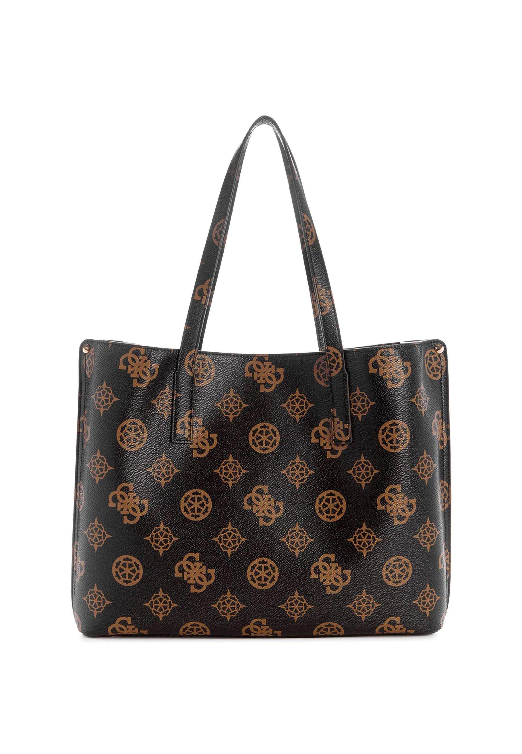 GUESS Meridian Borsa Tote Girlfriend Mocha Logo PG877823 - Sandrini Calzature e Abbigliamento