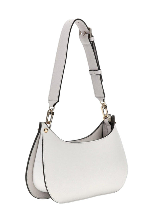 GUESS Meridian Mini Borsa Donna Stone Bianco BG877872 - Sandrini Calzature e Abbigliamento