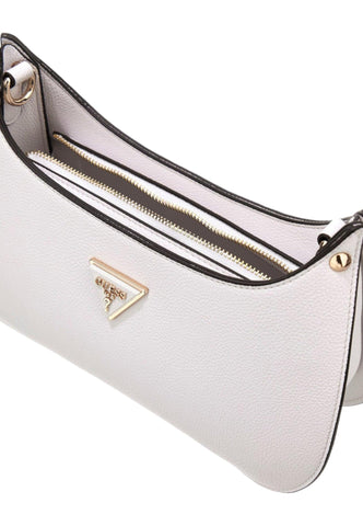 GUESS Meridian Mini Borsa Donna Stone Bianco BG877872 - Sandrini Calzature e Abbigliamento