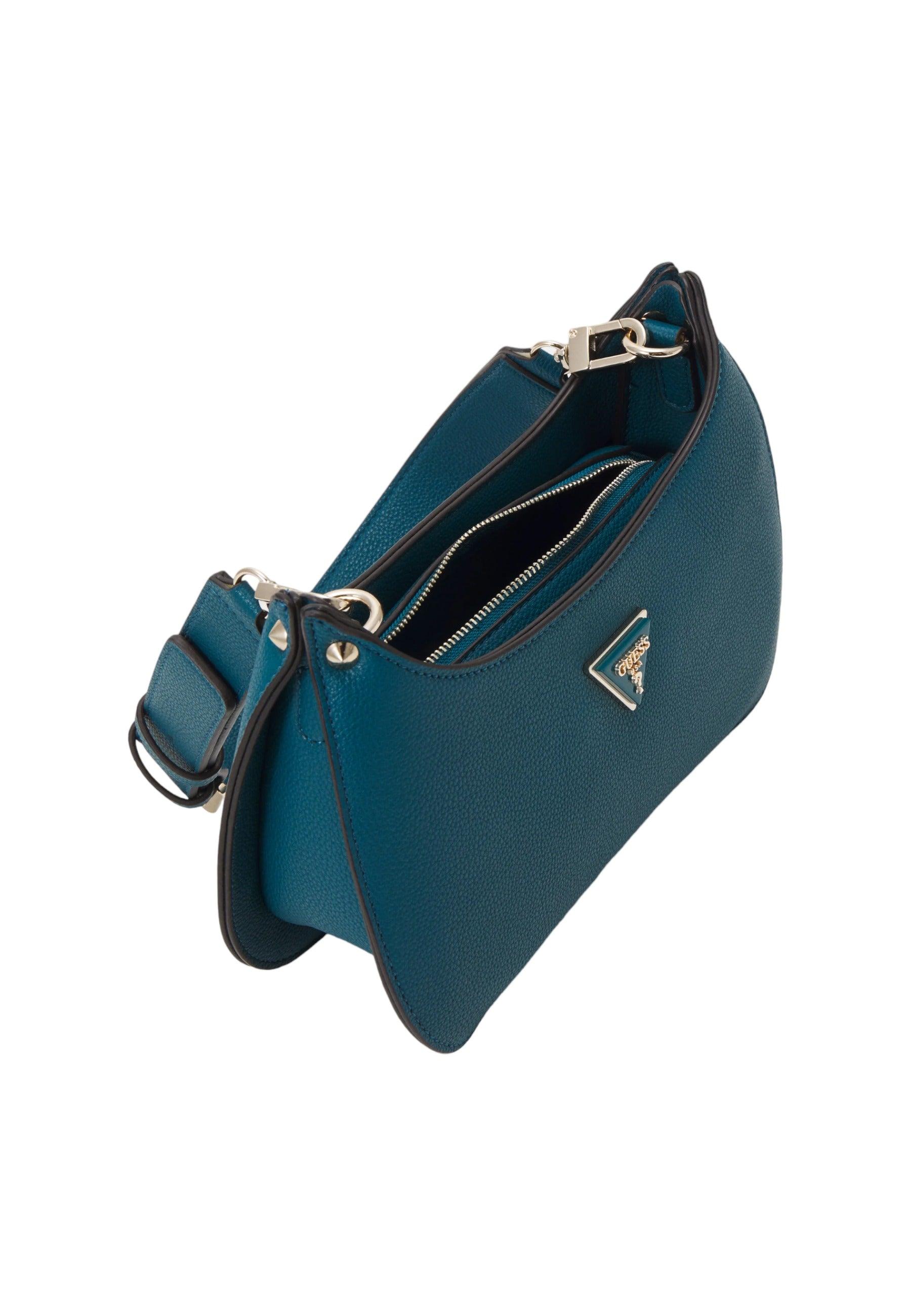 GUESS Meridian Mini Borsa Teal Blu BG877872 - Sandrini Calzature e Abbigliamento