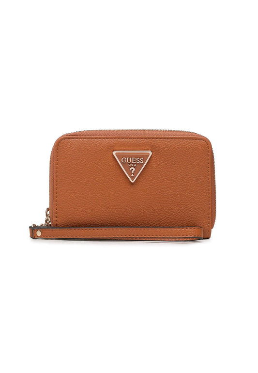 GUESS Meridian Portafoglio Donna Cognac Marrone BG877864 - Sandrini Calzature e Abbigliamento