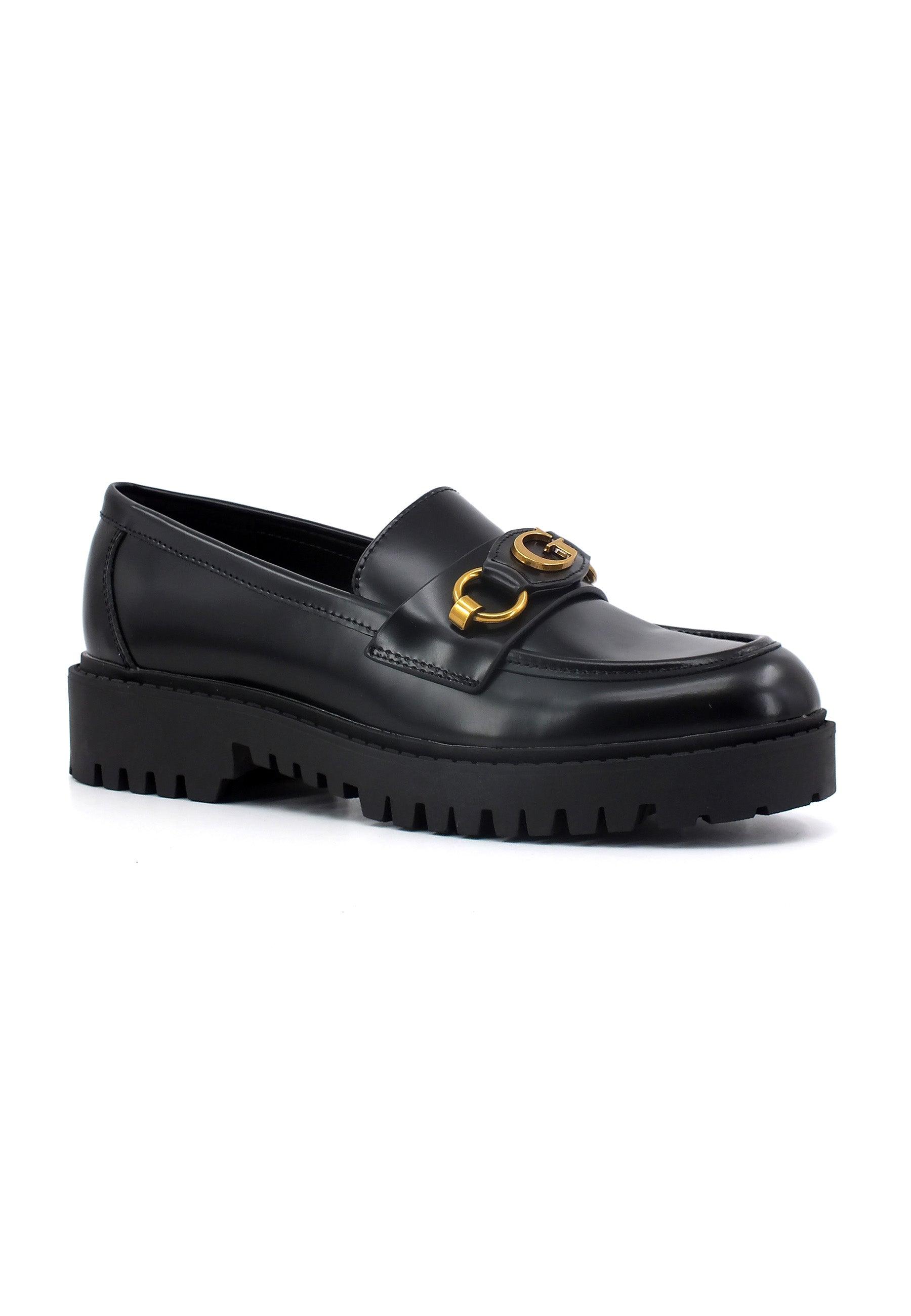 GUESS Mocassino Donna Black FL8ORNLEA14 - Sandrini Calzature e Abbigliamento