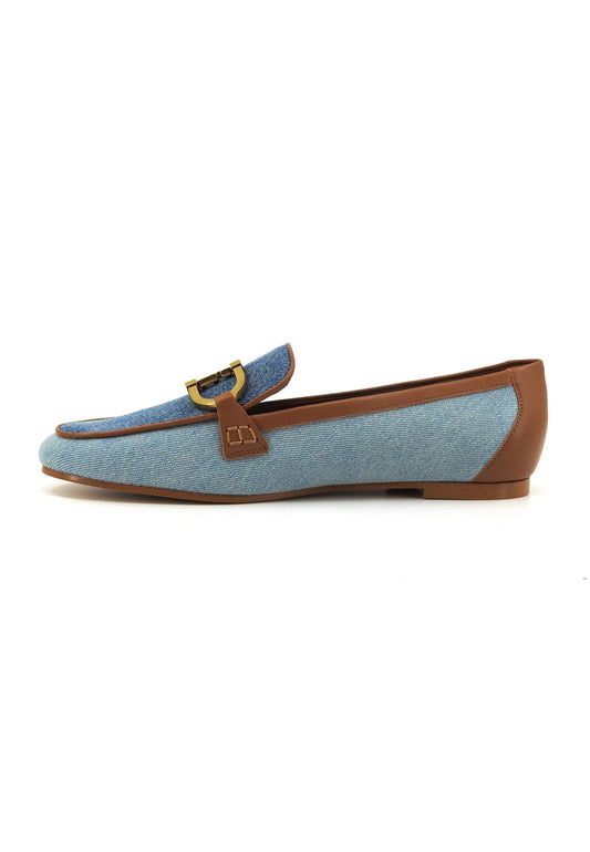 GUESS Mocassino Donna Blue FLJIS4FAB14 - Sandrini Calzature e Abbigliamento