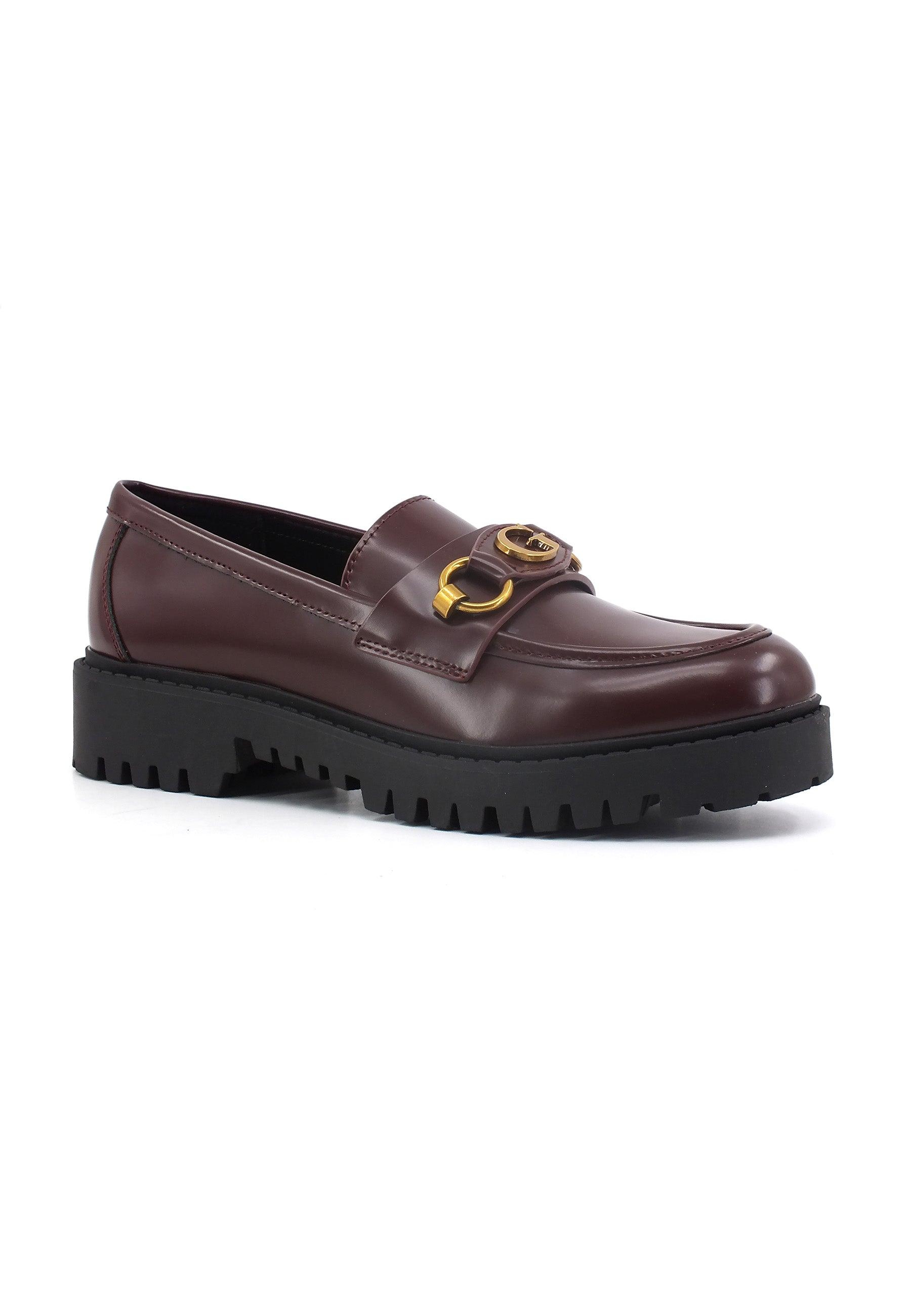 GUESS Mocassino Donna Wine Bordeaux FL8ORNLEA14 - Sandrini Calzature e Abbigliamento