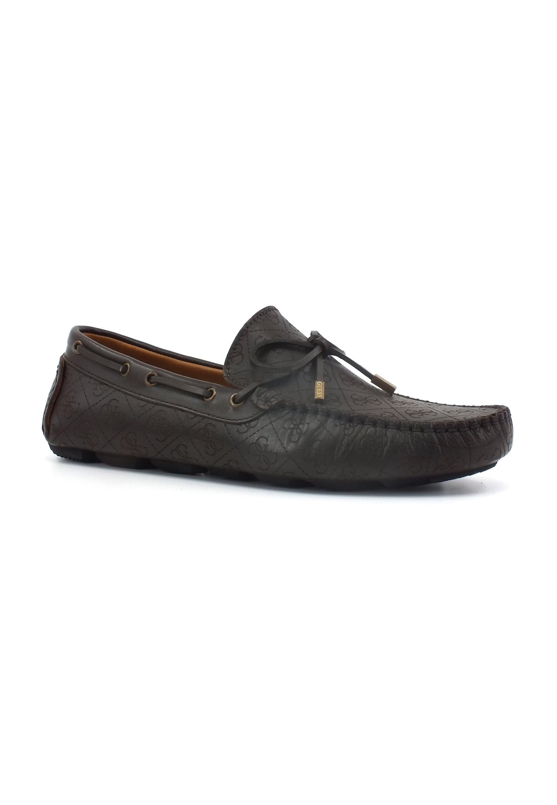 GUESS Mocassino Uomo Brown FM6GALFAL14 - Sandrini Calzature e Abbigliamento