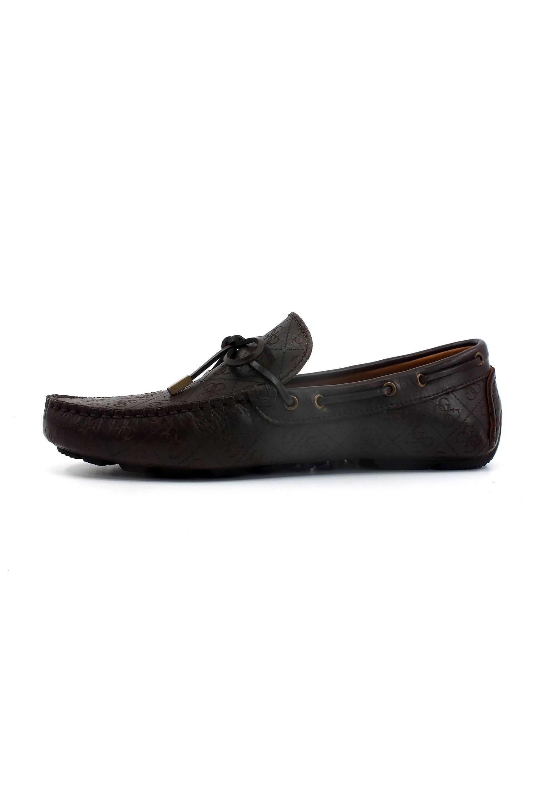 GUESS Mocassino Uomo Brown FM6GALFAL14 - Sandrini Calzature e Abbigliamento