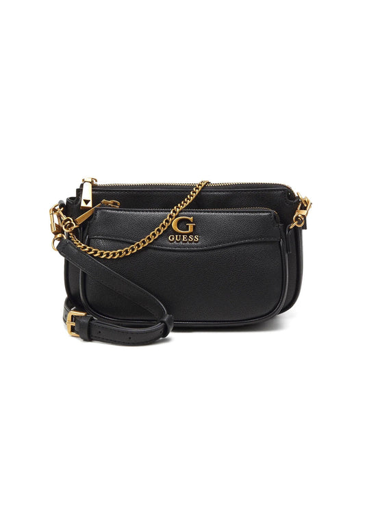 GUESS Nell Borsa Double Black VB867870 - Sandrini Calzature e Abbigliamento