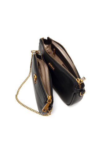 GUESS Nell Borsa Double Black VB867870 - Sandrini Calzature e Abbigliamento