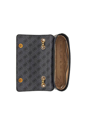GUESS Nell Borsa Tracolla Crossbody Coal Logo SB873521 - Sandrini Calzature e Abbigliamento