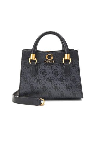 GUESS Nell Logo Borsa Satchel Mini Coal SB873576 - Sandrini Calzature e Abbigliamento