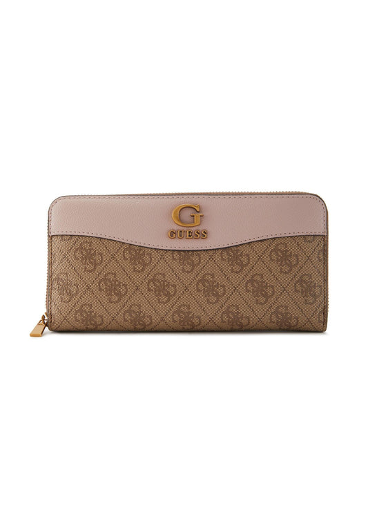 GUESS Nell SLG Portafoglio Donna Latte Logo Rosewood SB873546 - Sandrini Calzature e Abbigliamento