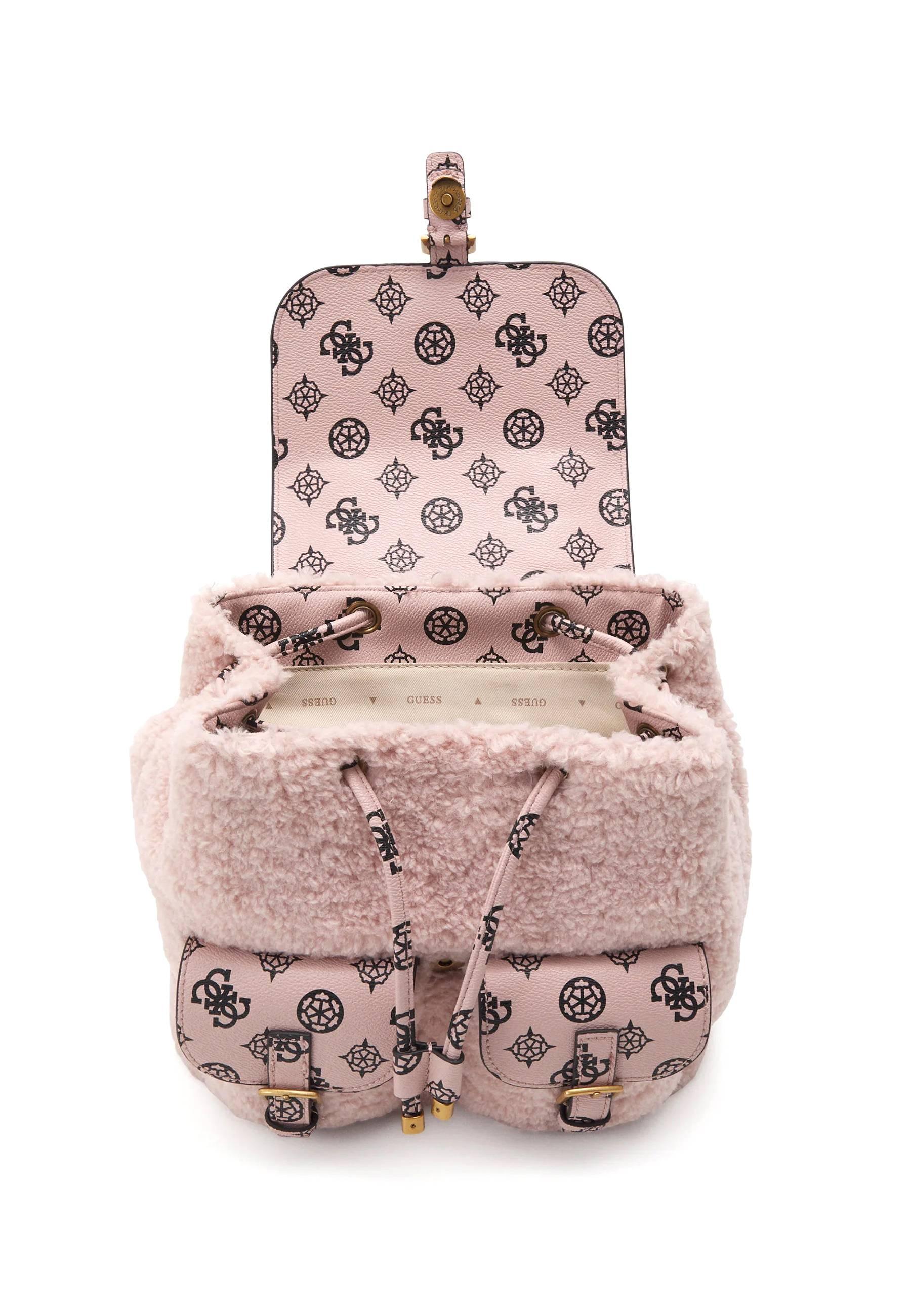 GUESS No Limits Zaino Con Pelo Pink Multi WS848632 - Sandrini Calzature e Abbigliamento