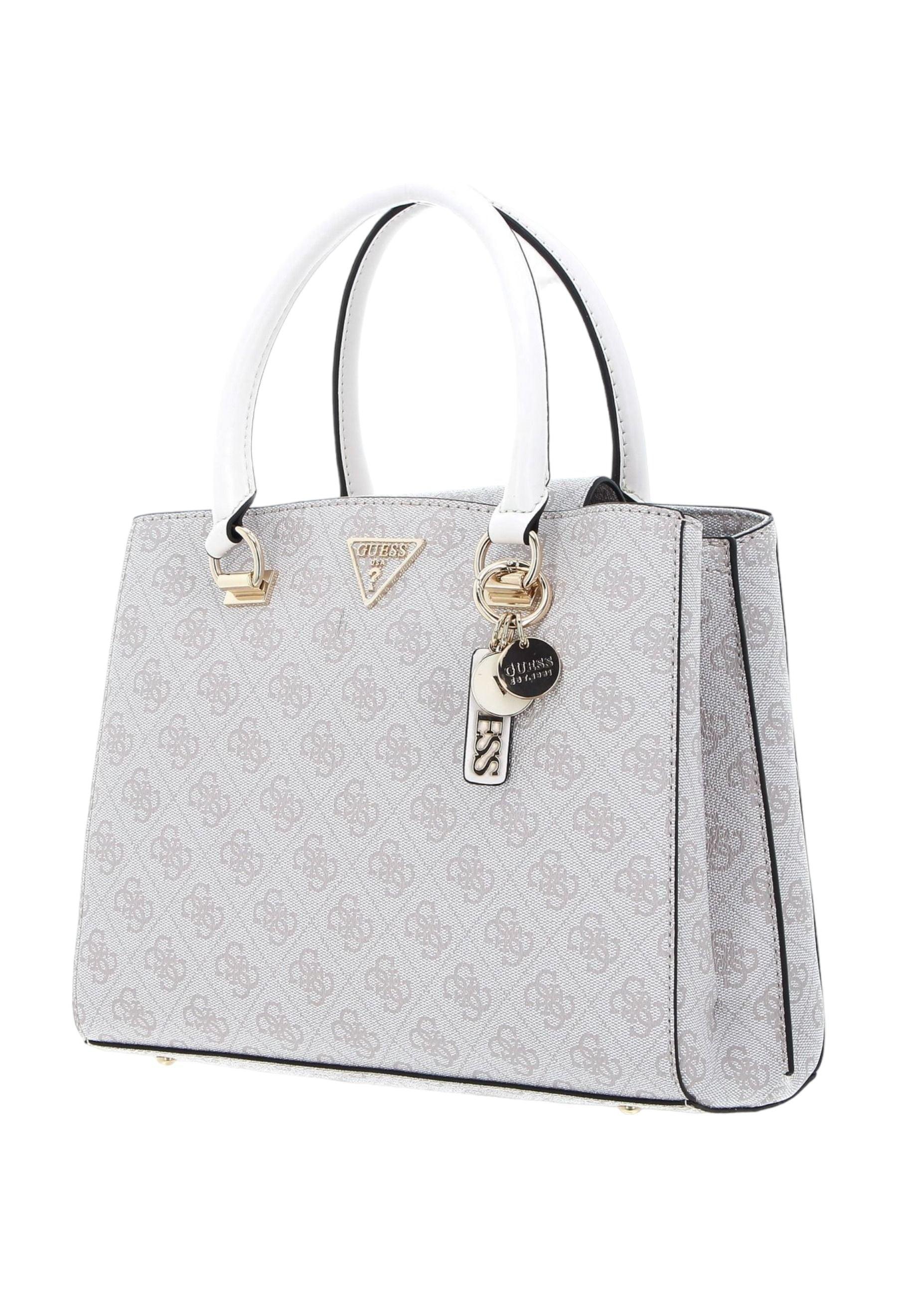 GUESS Noelle Borsa Girlfriend Satchel Donna Dove Logo BD787906 - Sandrini Calzature e Abbigliamento