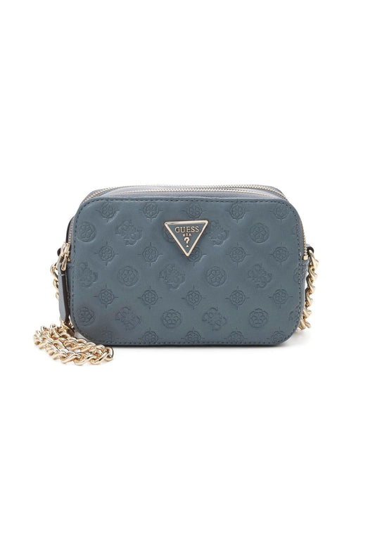GUESS Noelle Borsa Tracolla Crossbody Azzurro Slate LF787914 - Sandrini Calzature e Abbigliamento