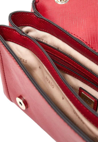 GUESS Noelle Borsa Tracolla Donna Red ZG787921 - Sandrini Calzature e Abbigliamento