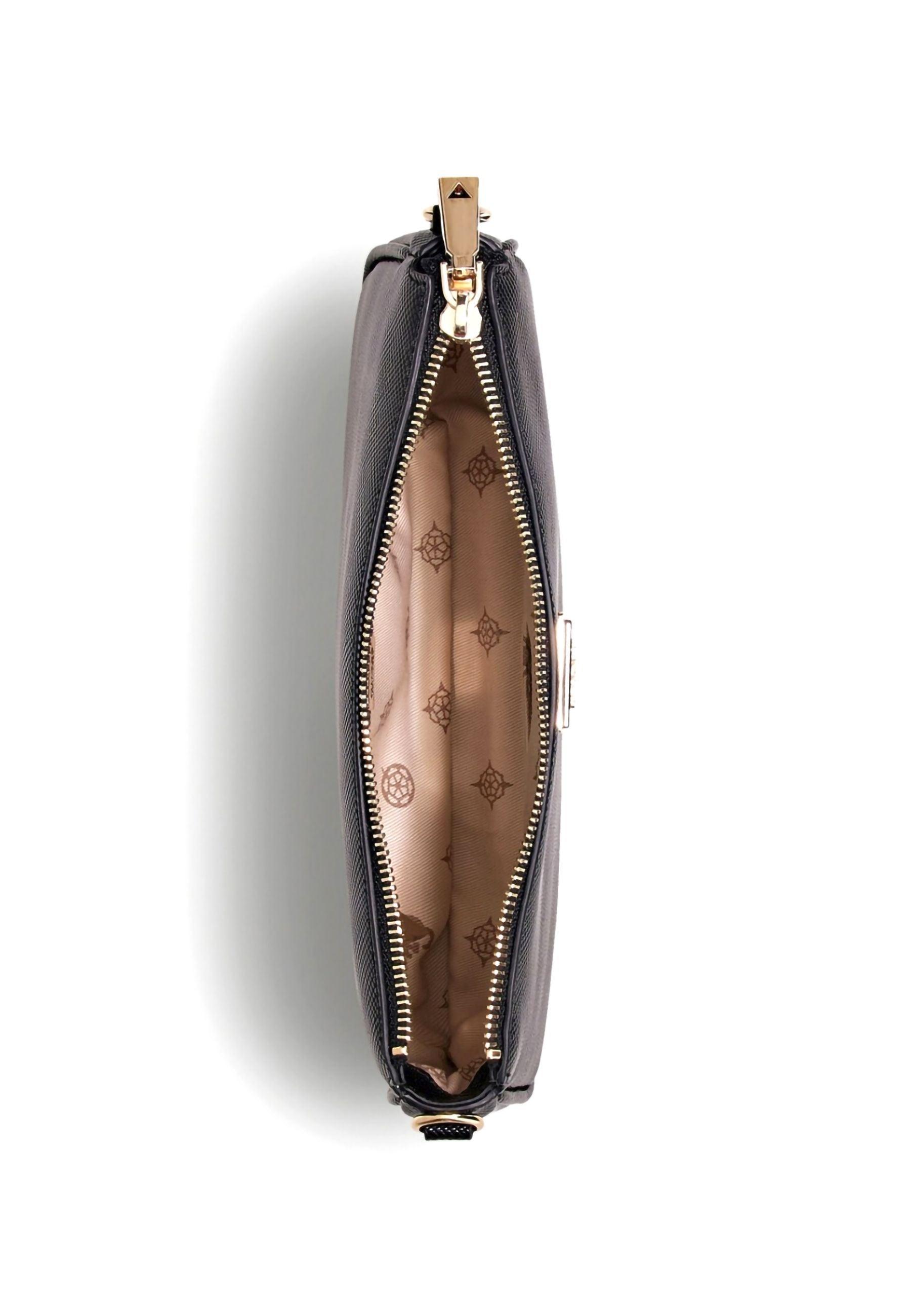 GUESS Noelle Crossbody Double Pouch Black ZG787971 - Sandrini Calzature e Abbigliamento