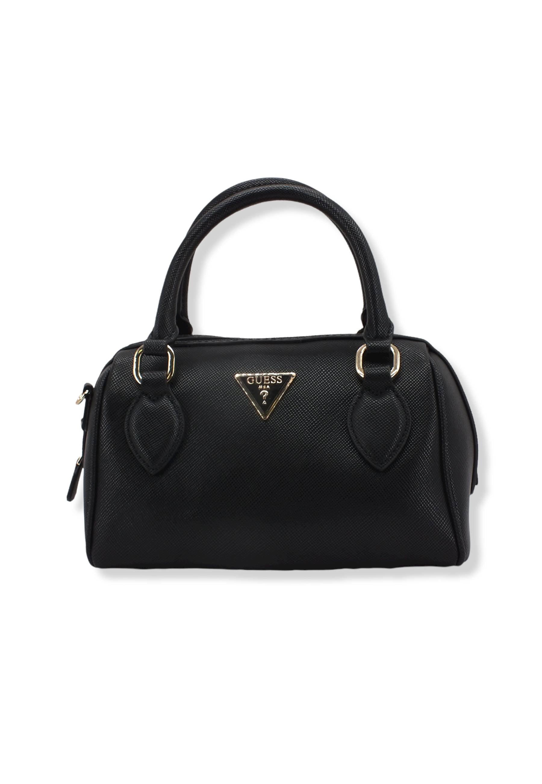 GUESS Noelle Satchel Borsa Tracolla Donna Black ZG787905 - Sandrini Calzature e Abbigliamento