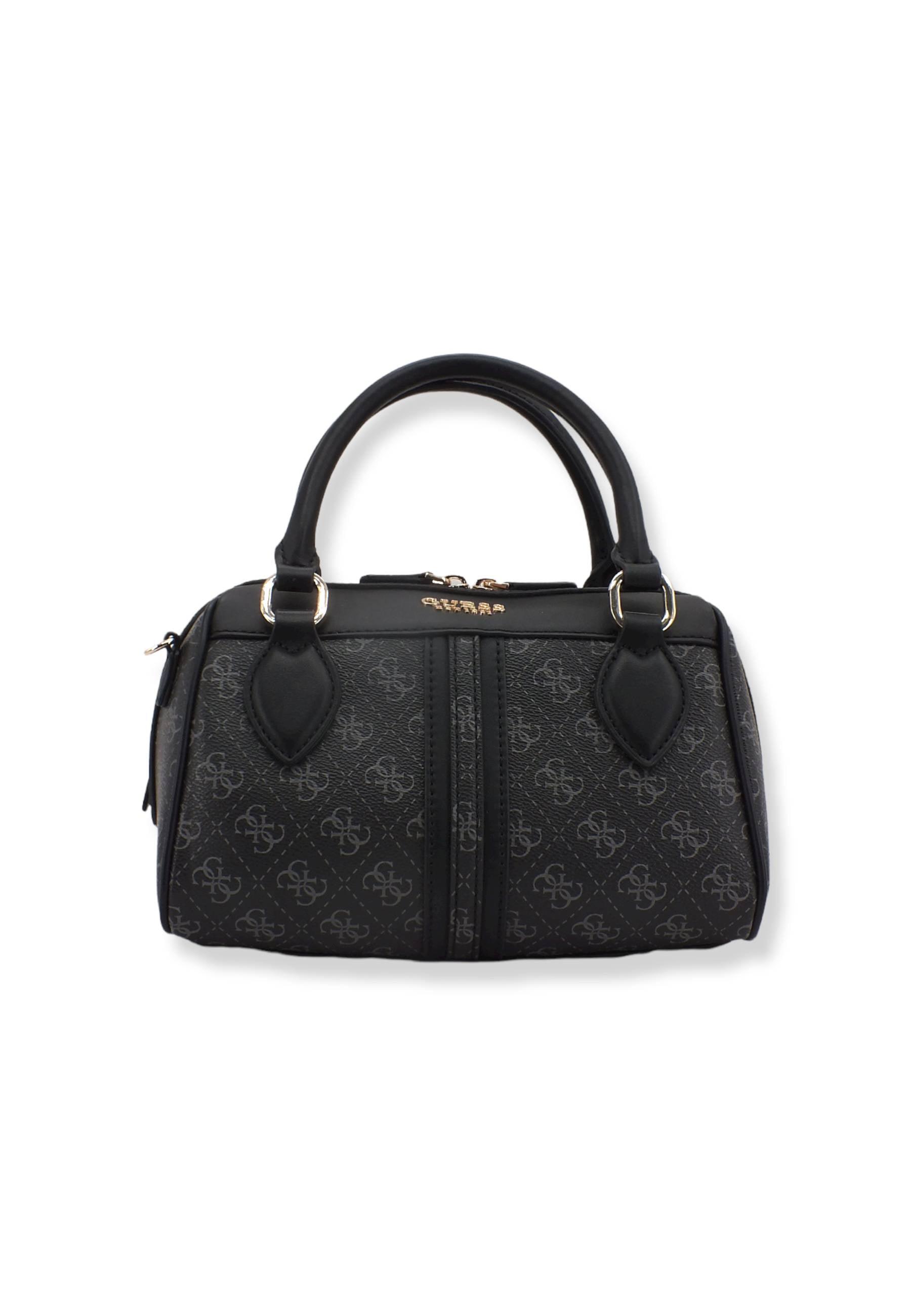 GUESS Noelle Satchel Borsa Tracolla Donna Grigio Coal Multi KG787905 - Sandrini Calzature e Abbigliamento