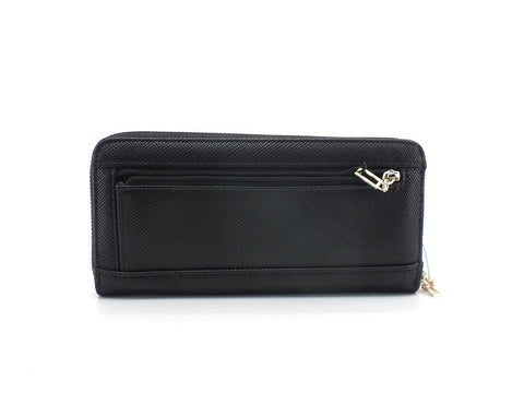 GUESS Noelle SLG Portafoglio Large Zip Around Black ZG787946 - Sandrini Calzature e Abbigliamento