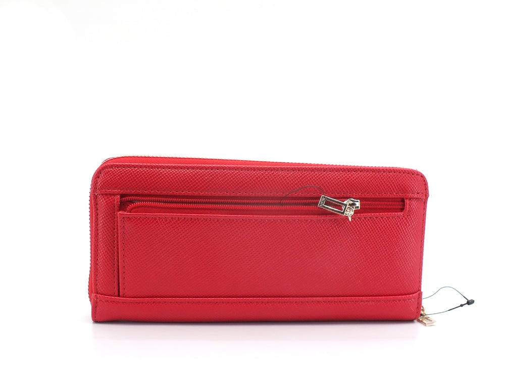 GUESS Noelle SLG Portafoglio Large Zip Around Roman Red ZG787946 - Sandrini Calzature e Abbigliamento