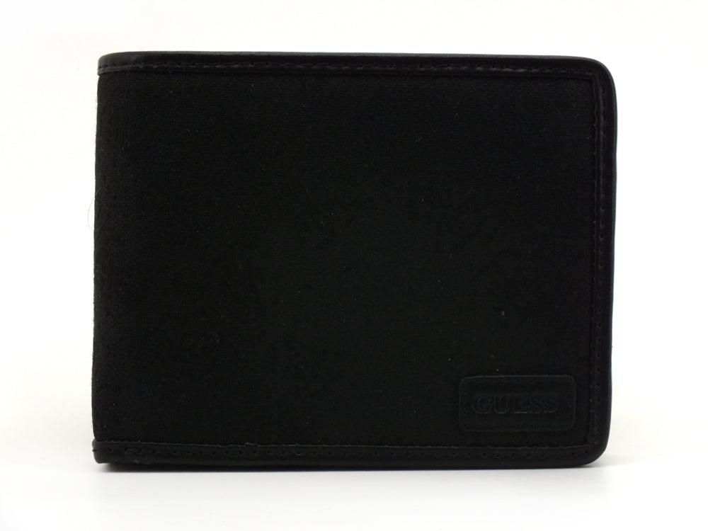 GUESS Portafoglio Loghi Uomo Tessuto Black SMDNLJLEA24 - Sandrini Calzature e Abbigliamento