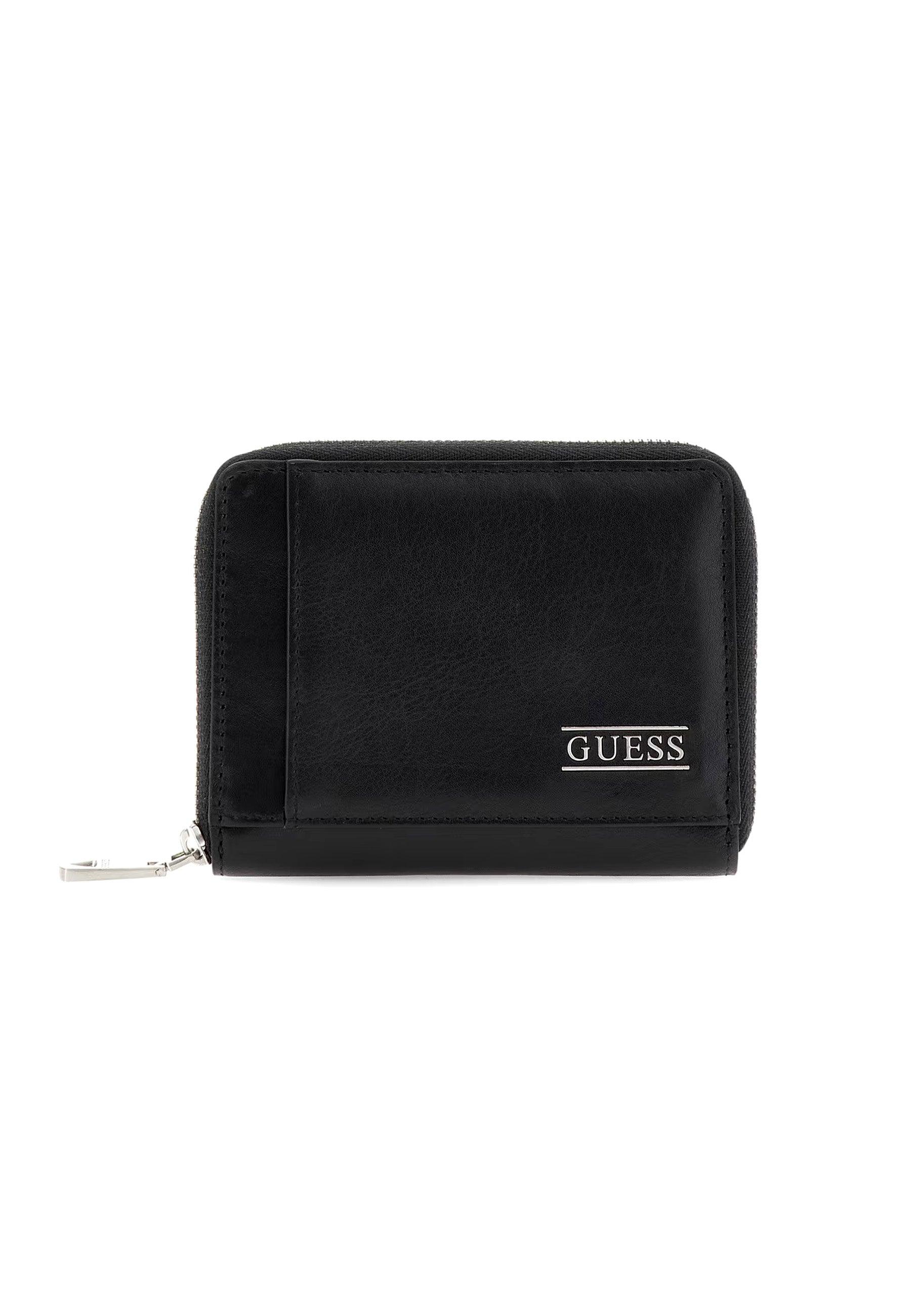 GUESS Portafoglio Small Uomo Black SMNEWBLEA75 - Sandrini Calzature e Abbigliamento