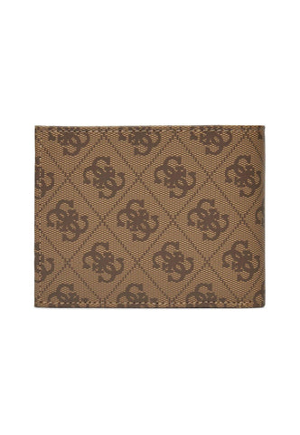 GUESS Portafoglio Uomo Beige Brown SMVELELEA20 - Sandrini Calzature e Abbigliamento
