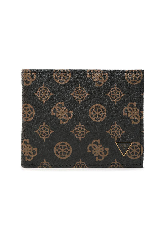 GUESS Portafoglio Uomo Brown SMPEONLEA20 - Sandrini Calzature e Abbigliamento