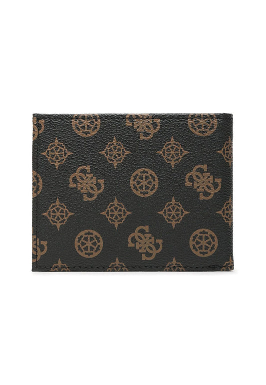 GUESS Portafoglio Uomo Brown SMPEONLEA20 - Sandrini Calzature e Abbigliamento