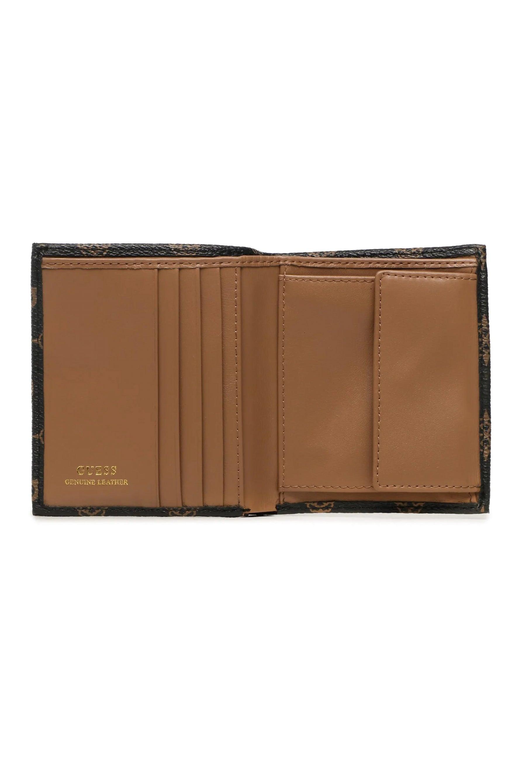 GUESS Portafoglio Uomo Brown SMPEONLEA22 - Sandrini Calzature e Abbigliamento