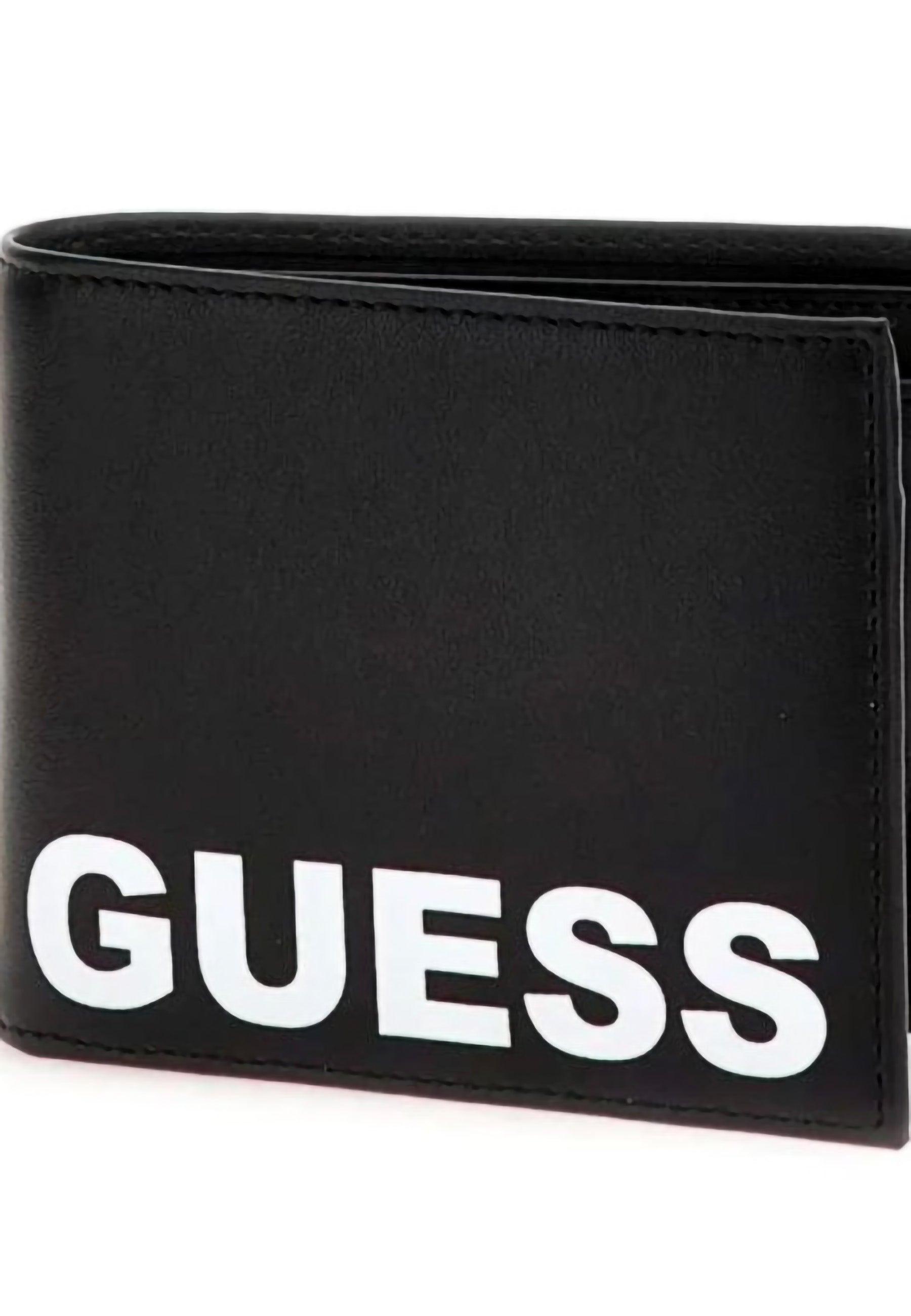 GUESS Portafoglio Uomo Maxi Logo Black SMMAXLLEA20 - Sandrini Calzature e Abbigliamento