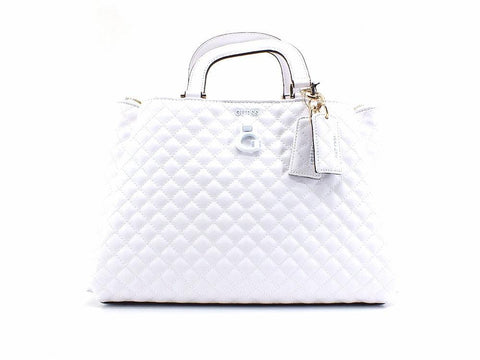 GUESS Rue Rose Borsa Satchel White QP848706 - Sandrini Calzature e Abbigliamento