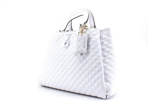 GUESS Rue Rose Borsa Satchel White QP848706 - Sandrini Calzature e Abbigliamento
