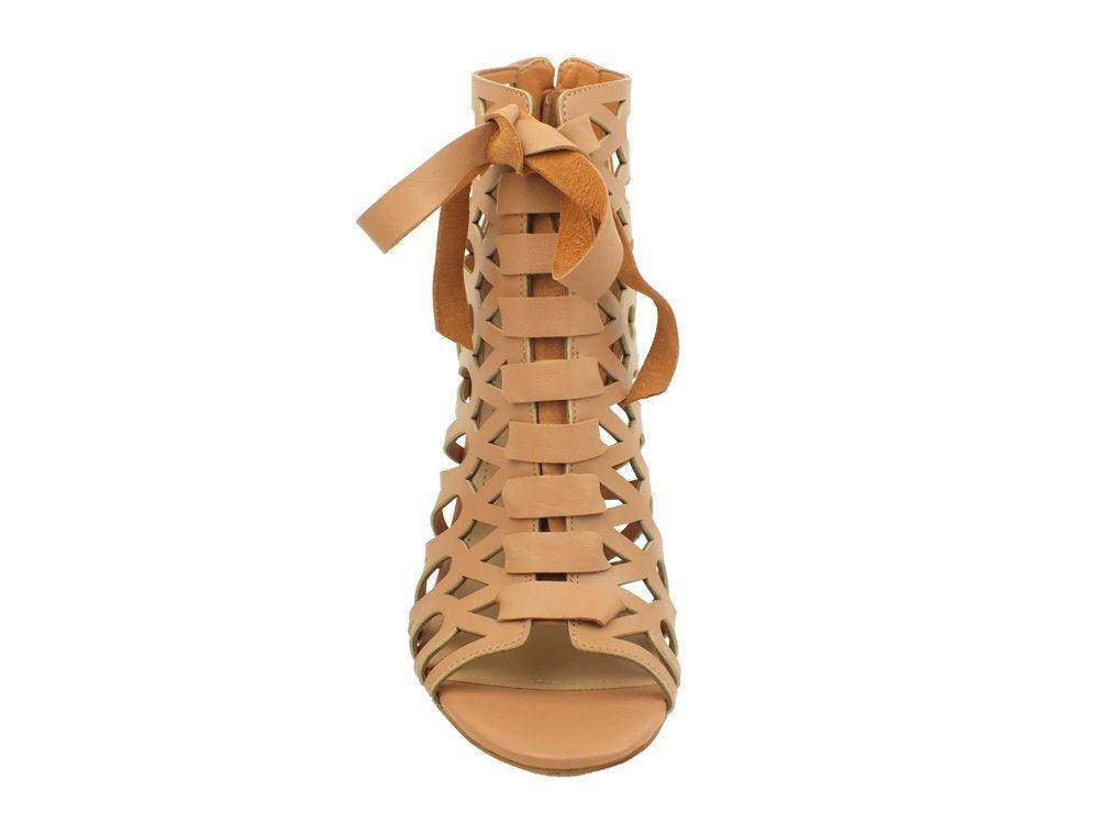 GUESS Sandalo Dècolletè tacco 10 Cm intreccio fiocco PELLE BLUSH ROSA FLADY1ELE09 - Sandrini Calzature e Abbigliamento