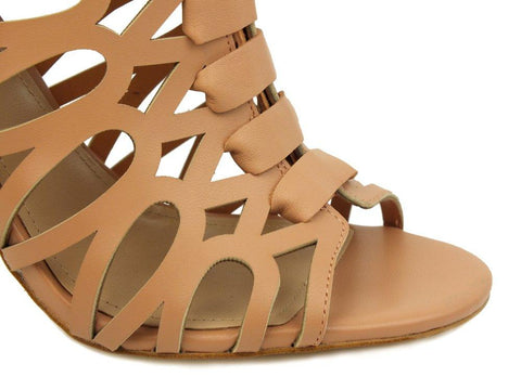 GUESS Sandalo Dècolletè tacco 10 Cm intreccio fiocco PELLE BLUSH ROSA FLADY1ELE09 - Sandrini Calzature e Abbigliamento