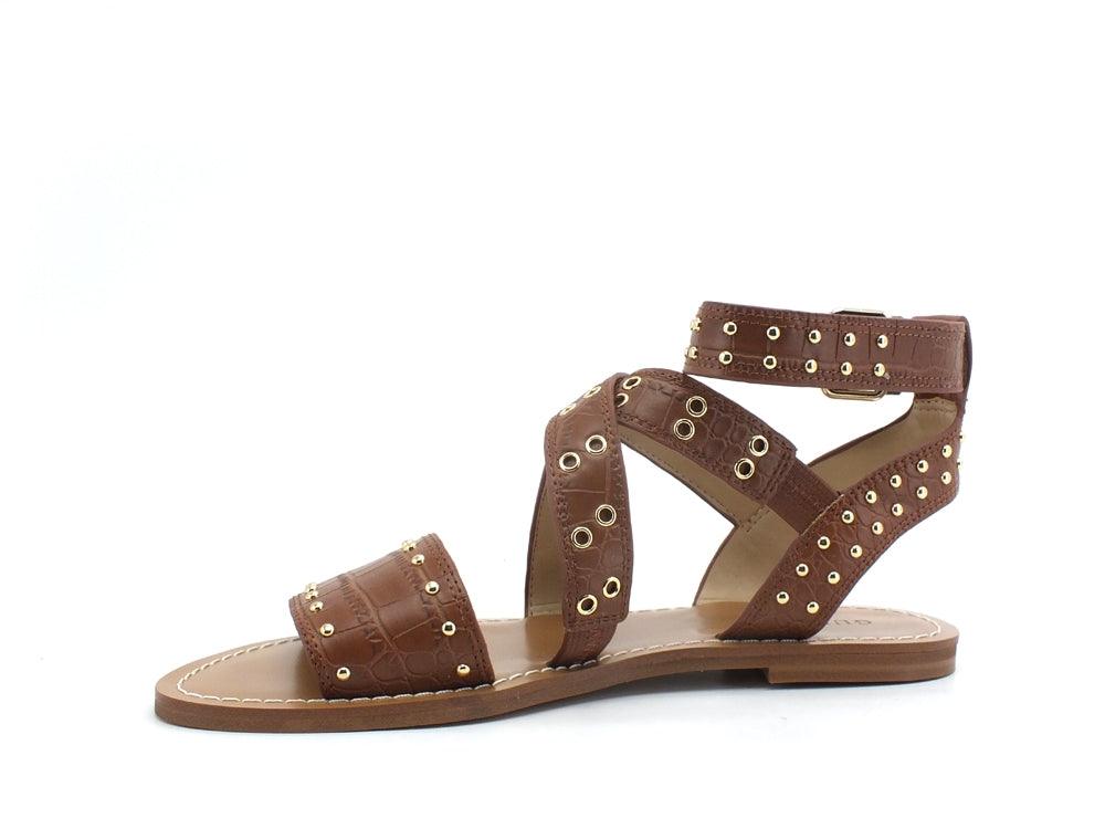 GUESS Sandalo Listini Borchie Donna Cognac FL6CV2PEL03 - Sandrini Calzature e Abbigliamento