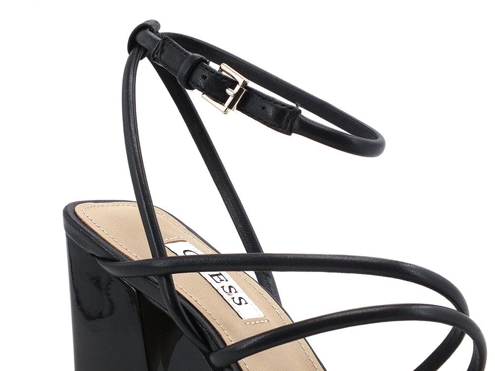 GUESS Sandalo Tacco Grosso Listini Black FL6TCYLEA03 - Sandrini Calzature e Abbigliamento