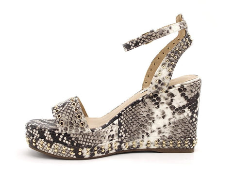 GUESS Sandalo Zeppa Animalier Grey FL6OLDPEL04 - Sandrini Calzature e Abbigliamento