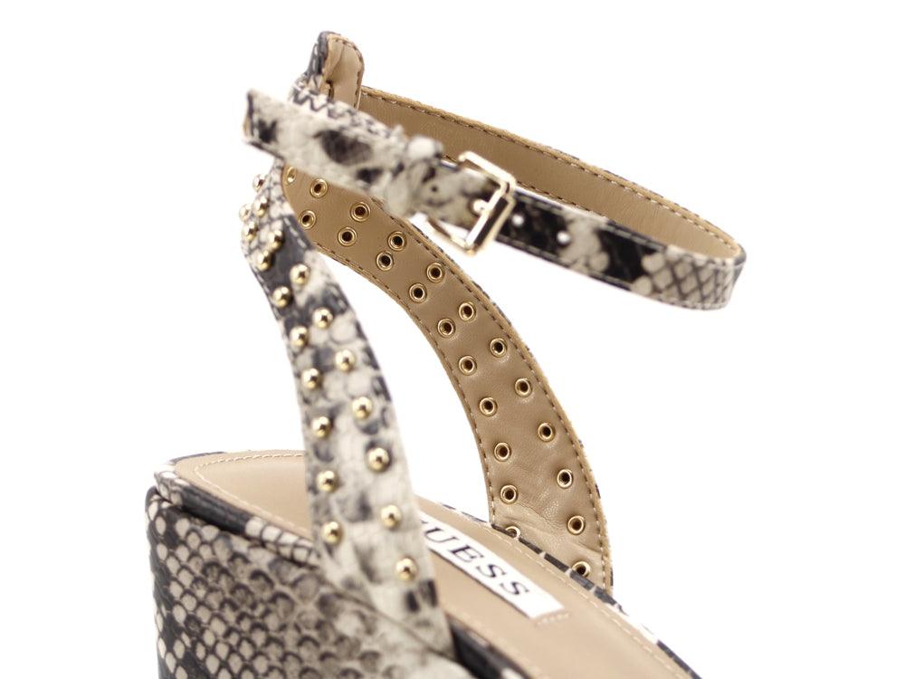 GUESS Sandalo Zeppa Animalier Grey FL6OLDPEL04 - Sandrini Calzature e Abbigliamento