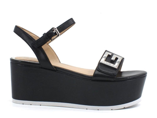 GUESS Sandalo Zeppa Logo Black FL6TK2LEA04 - Sandrini Calzature e Abbigliamento