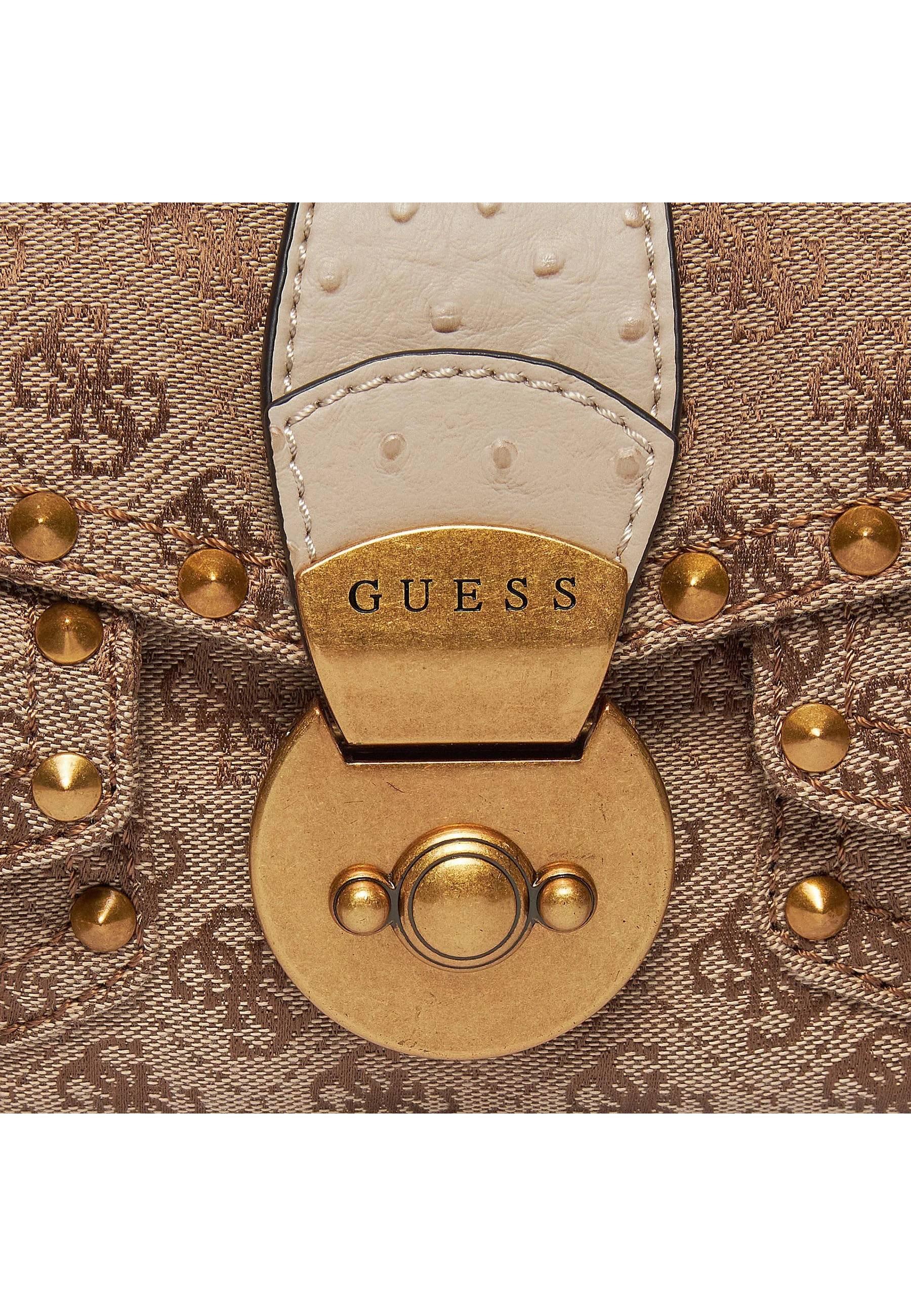 GUESS Sardinia Vintage Borsa Donna Latte Logo JB900819 - Sandrini Calzature e Abbigliamento