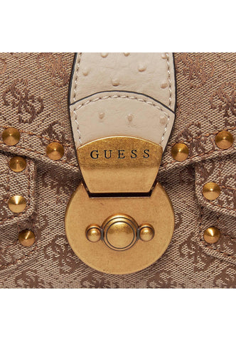 GUESS Sardinia Vintage Borsa Donna Latte Logo JB900819 - Sandrini Calzature e Abbigliamento
