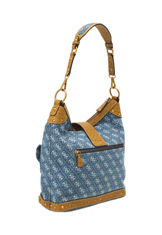 GUESS Sardinia Vintage Borsa Hobo Donna Denim Logo DB900802 - Sandrini Calzature e Abbigliamento