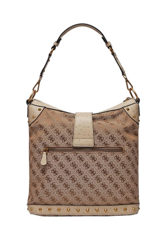 GUESS Sardinia Vintage Borsa Hobo Donna Latte Logo JB900802 - Sandrini Calzature e Abbigliamento
