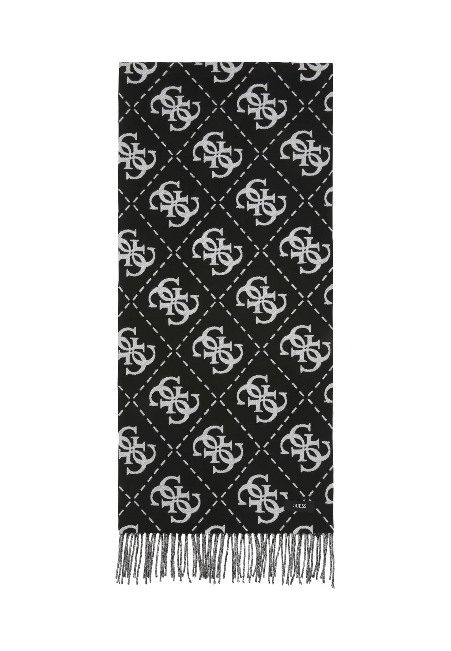 GUESS Sciarpa Donna Black Grey AW9967POL03 - Sandrini Calzature e Abbigliamento