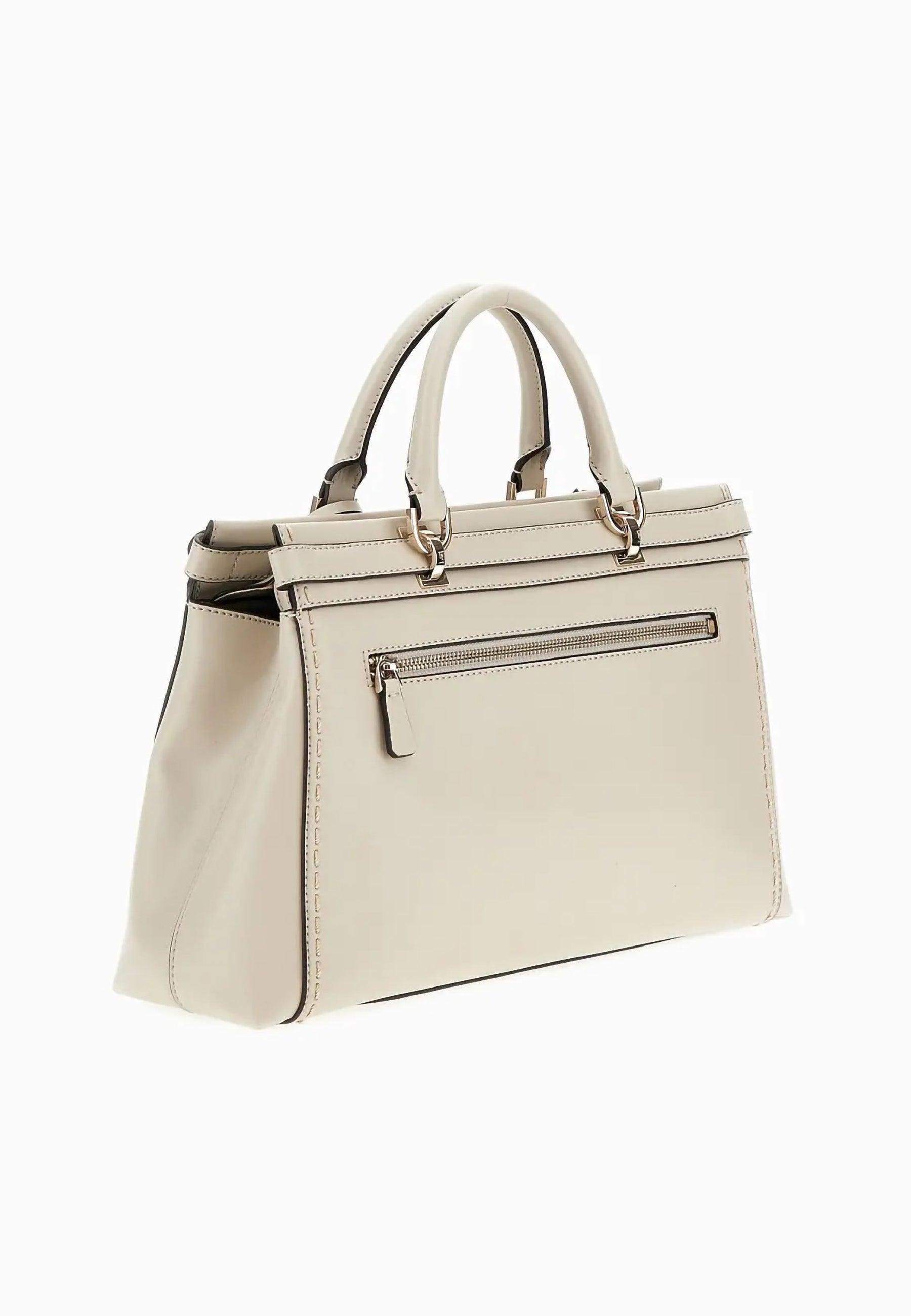 GUESS Sestri Luxury Borsa Satchel Donna Taupe Beige VC898506 - Sandrini Calzature e Abbigliamento