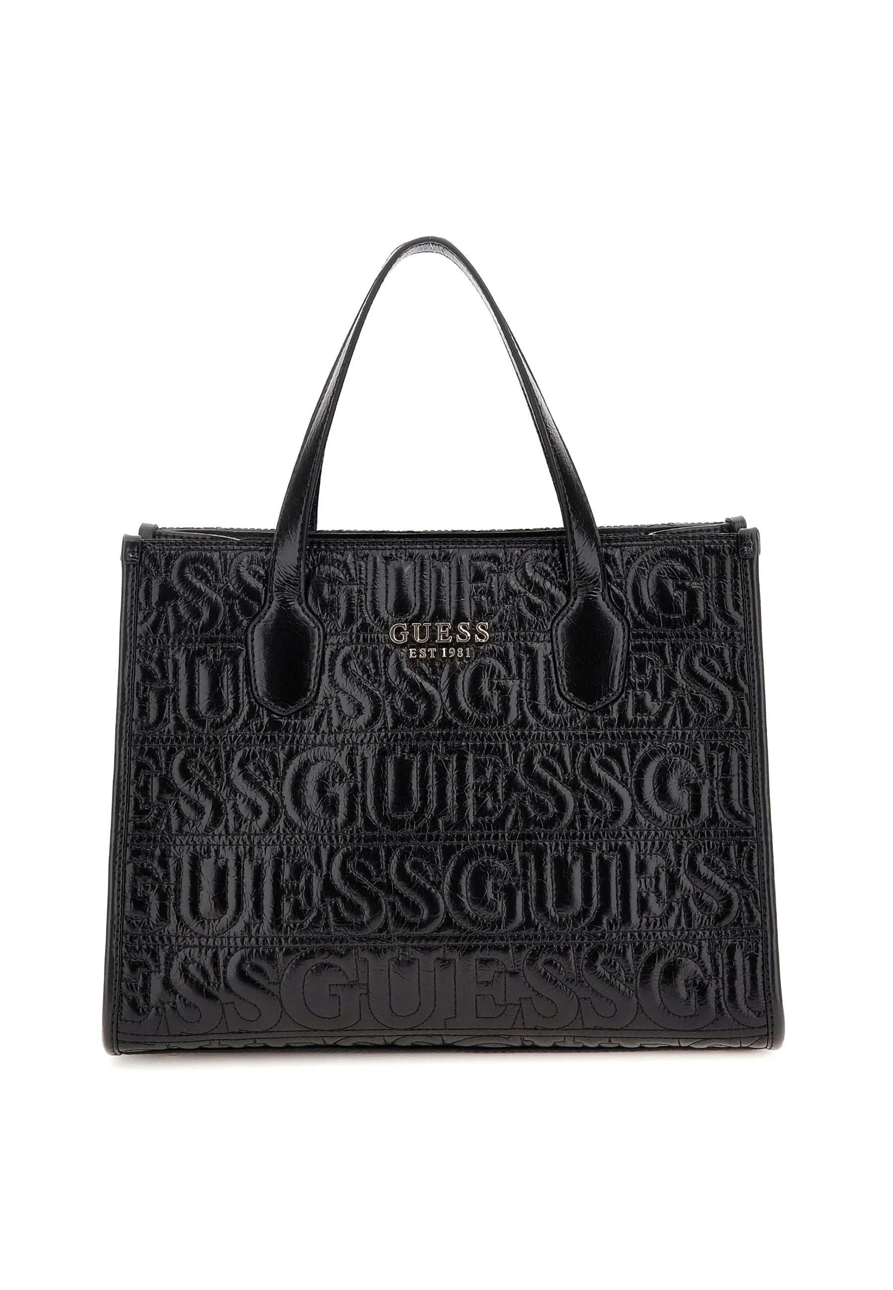 GUESS Silvana Borsa Tote Black EG866522 - Sandrini Calzature e Abbigliamento