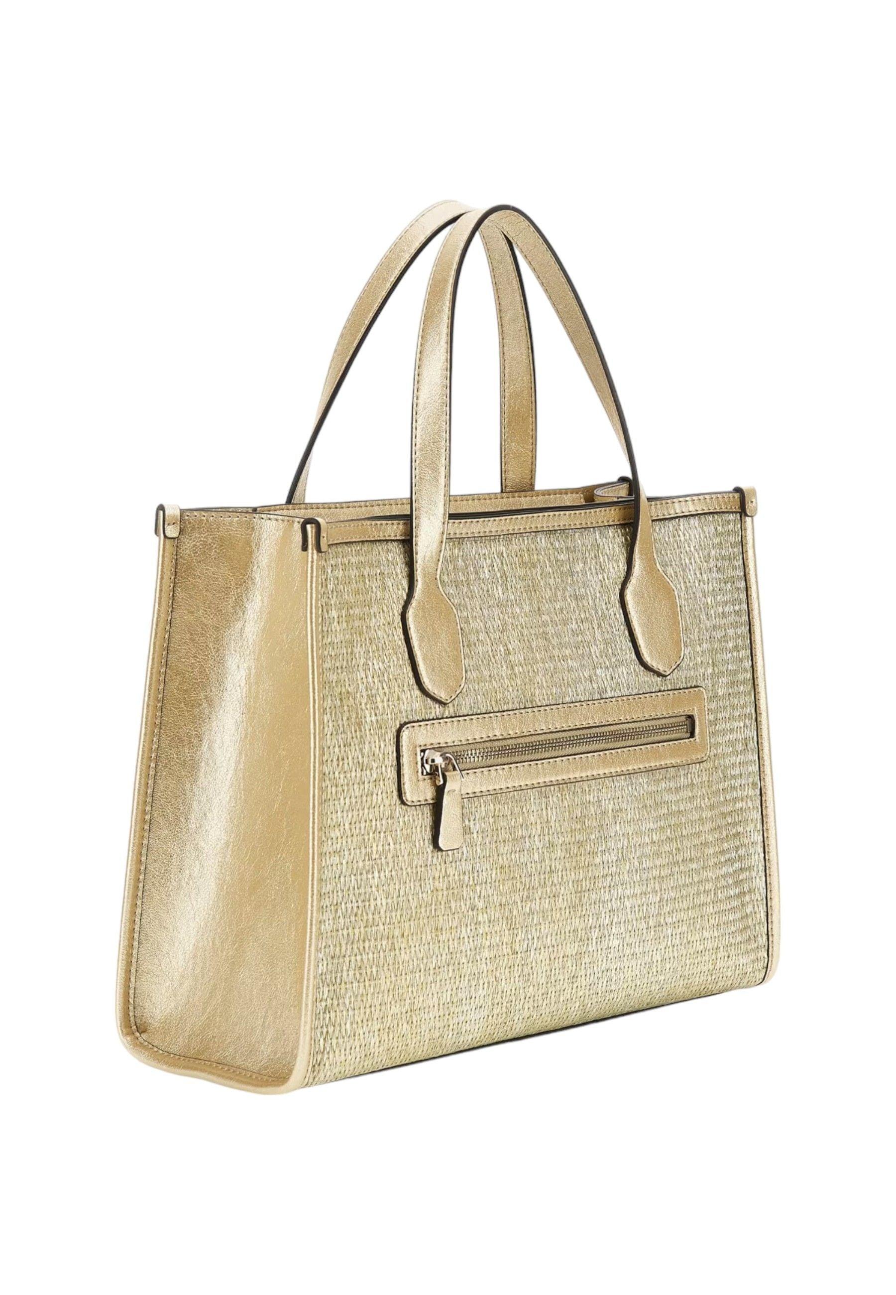 GUESS Silvana Borsa Tote Donna Gold WG866522 - Sandrini Calzature e Abbigliamento